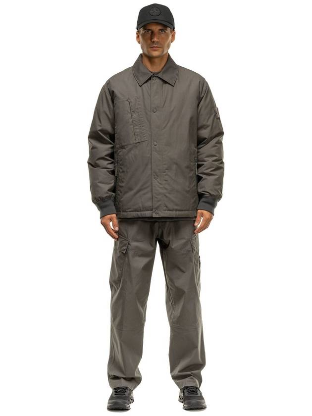 Ghost Piece O Ventile Cargo Straight Pants Grey - STONE ISLAND - BALAAN 3