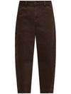 Twisted Workwear Straight Pants Espresso - LEMAIRE - BALAAN 2