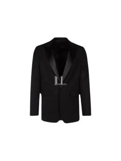 Classic Tux Blazer Wool Jacket Black - CELINE - BALAAN 2