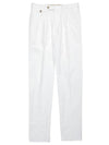 Carott Fit Pleated Straight Pants White - PT01 - BALAAN 1