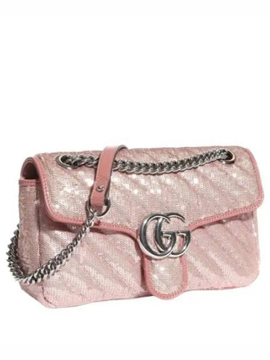 Marmont sequin shoulder bag - GUCCI - BALAAN 1