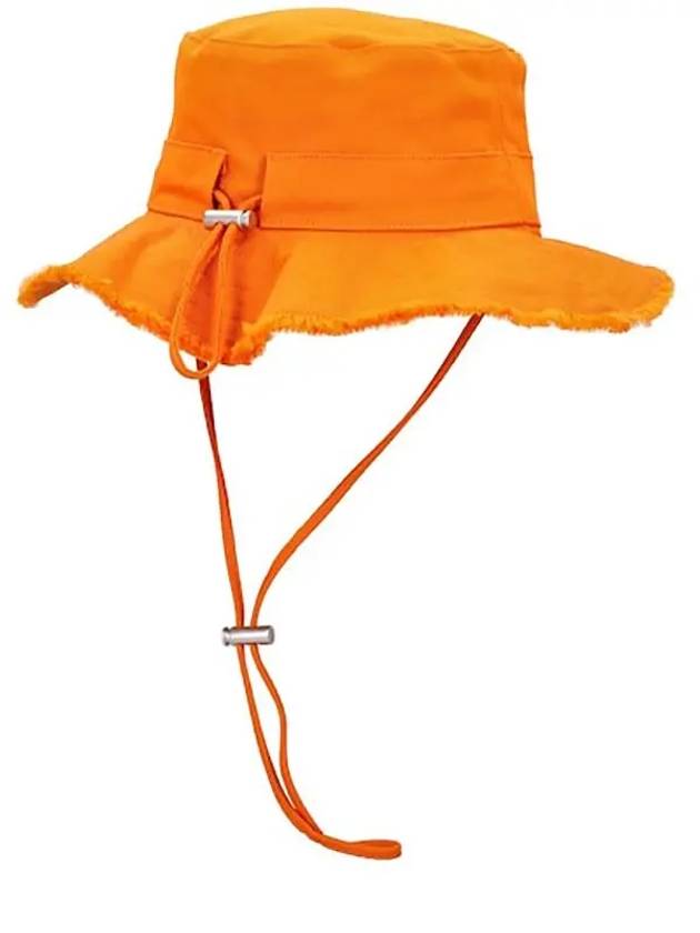 Le Bob Artichaut Cotton Bucket Hat Orange - JACQUEMUS - BALAAN 4