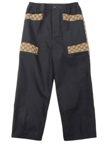 Cotton Canvas GG Trousers Pants Men s Chino - GUCCI - BALAAN 1