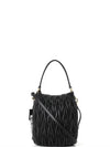 Matelasse Nappa Leather Bucket Bag Black - MIU MIU - BALAAN 4