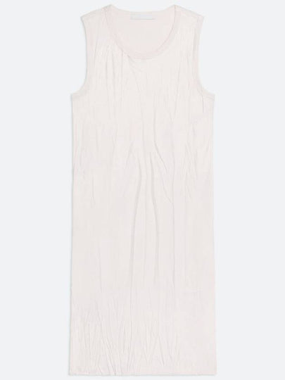 Crushed Satin Tank Mini Dress White - HELMUT LANG - BALAAN 2