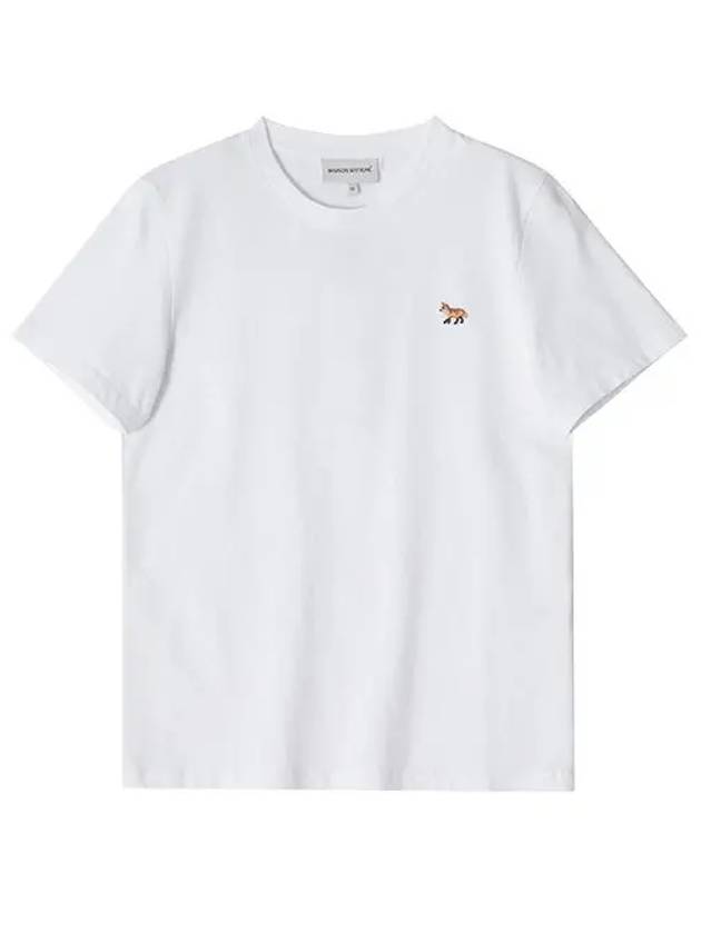 Baby Fox Patch Regular Short Sleeve T-Shirt White - MAISON KITSUNE - BALAAN 5