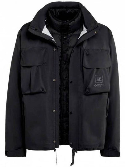 Metropolis Series Gore-Tex 3L Infinium Hooded Jacket Black - CP COMPANY - BALAAN 2