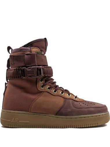 SF AF1 PRM High Top Sneakers Brown - NIKE - BALAAN 1