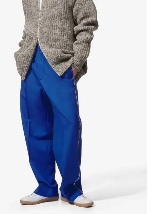 Interlocking G Wool Mohair Track Pants Blue - GUCCI - BALAAN 2