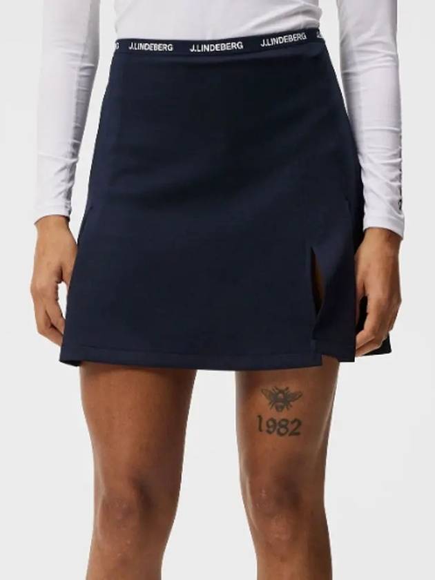 Women's Keisha Skirt Navy - J.LINDEBERG - BALAAN 3