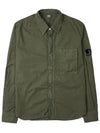 Gabardine Utility Long Sleeve Shirt Bronze Green - CP COMPANY - BALAAN 2