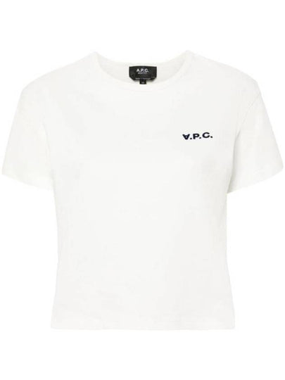 Boxy Micro Logo Short Sleeve T-Shirt White - A.P.C. - BALAAN 2