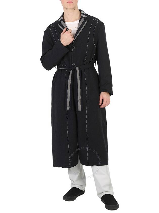 Wool Stripe Pattern Trench Coat S50AA0120S53234 - MAISON MARGIELA - BALAAN 2