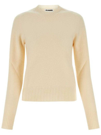 Wool Knit Top White - JIL SANDER - BALAAN 2