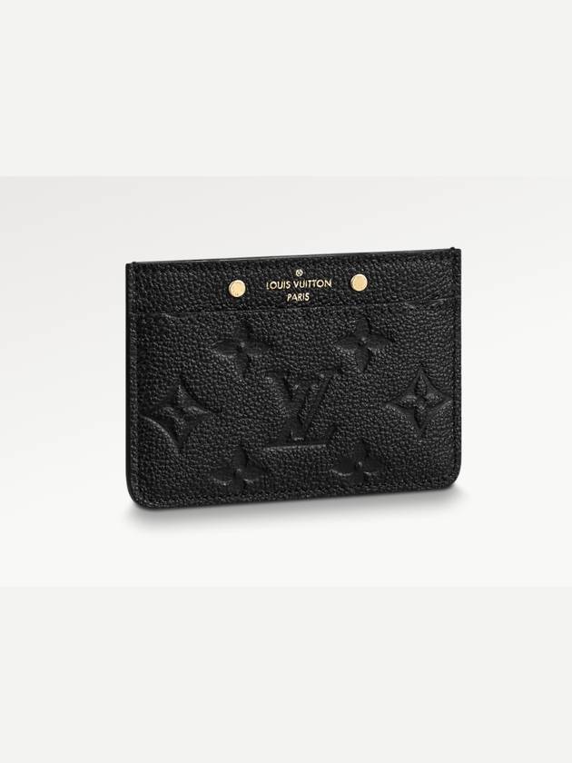 Monogram Empreinte Card Wallet Black - LOUIS VUITTON - BALAAN 2