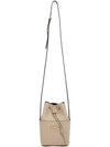 Gancini Mini Bucket Bag Beige - SALVATORE FERRAGAMO - BALAAN 8