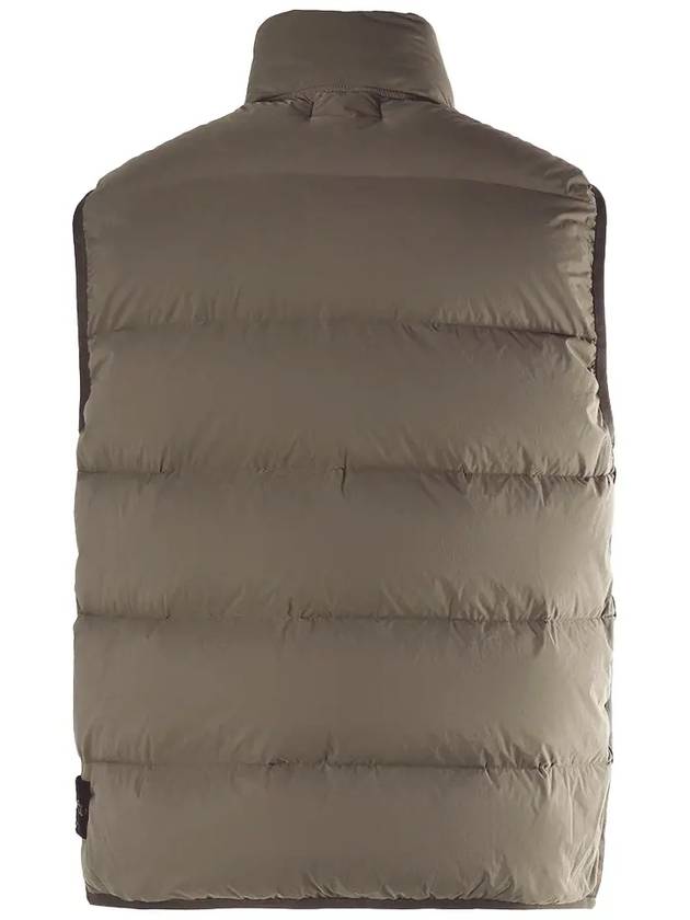 Seamless Tunnel Nylon Down Vest Green - STONE ISLAND - BALAAN 3