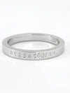 Numeric Minimal Signature Ring Palladium - MAISON MARGIELA - BALAAN 2