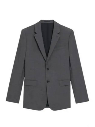 Single-Breasted Jacket Grey - THEORY - BALAAN 2