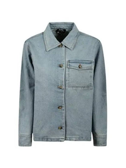 Women's Zenith Denim Jacket Light Blue - A.P.C. - BALAAN 2