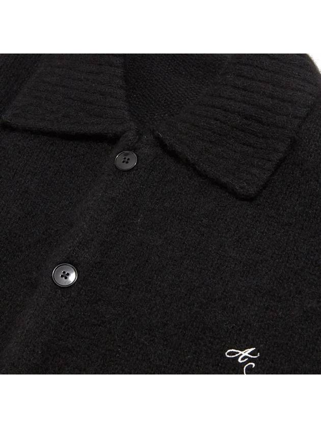 Wool Cardigan Black - ACNE STUDIOS - BALAAN 5