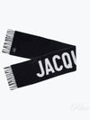 Lecharpe Fringe Logo Virgin Wool Muffler Black - JACQUEMUS - BALAAN 2