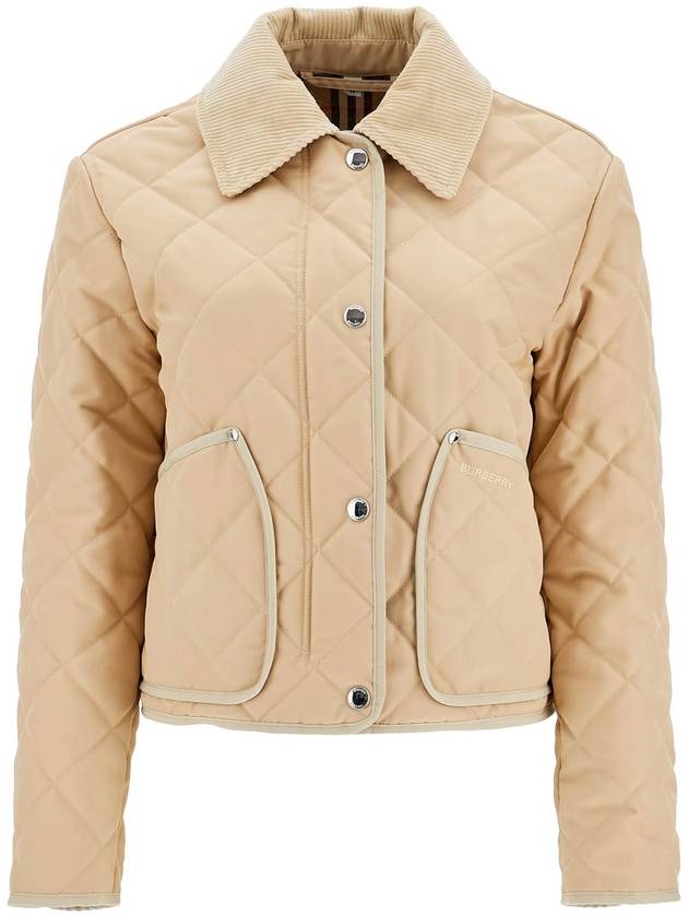 Quilted Classic Collar Jacket Beige - BURBERRY - BALAAN 2