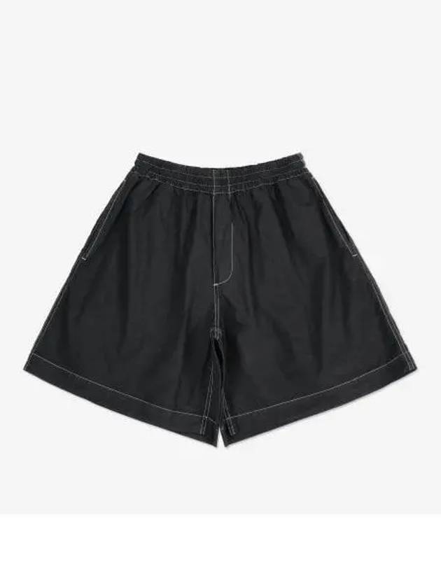 Elastic Shorts Pants Dark Blue - SUNNEI - BALAAN 2