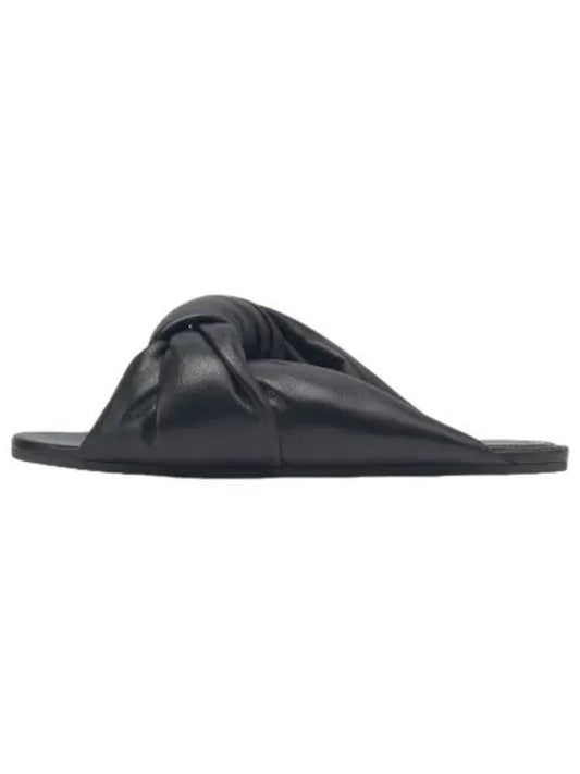 Drapy flat sandals black - BALENCIAGA - BALAAN 1