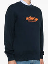 Maison Kitsune Outdoor Profile Fox Embroidery Men s Sweatshirt NM00308 P480 - POLO RALPH LAUREN - BALAAN 3