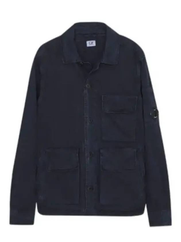 Microreps Diamond Peach Jacket Navy - CP COMPANY - BALAAN 1