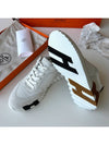 2024 Bouncing Sneakers Graphic Mesh Suede Goatskin Blanc 250 Size H232856ZH91 - HERMES - BALAAN 2