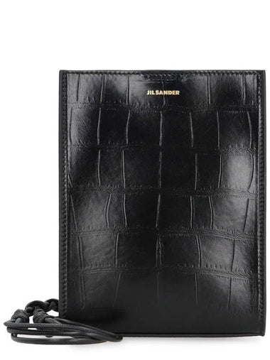 Jil Sander Tangle Leather Crossbody Bag - JIL SANDER - BALAAN 1