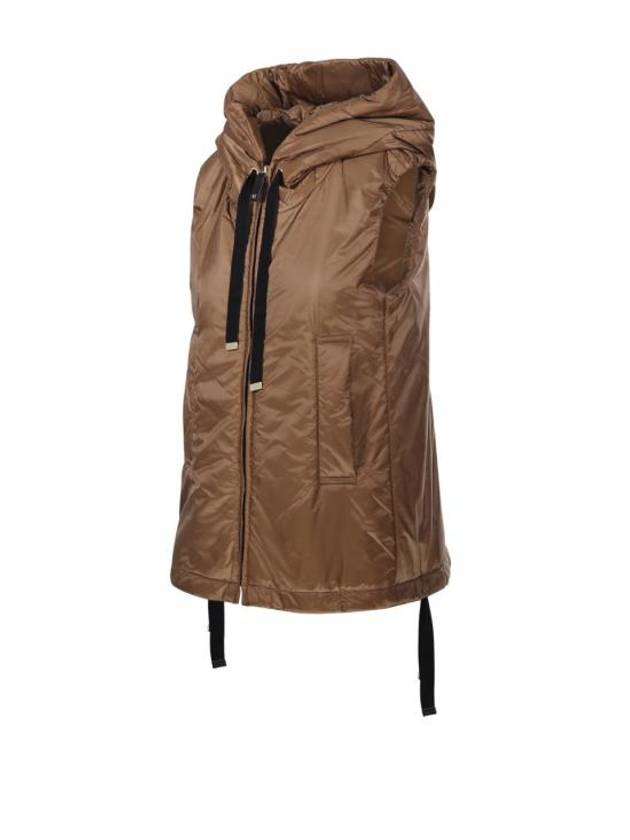 Greengo Water Repellent Padded Vest Camel - MAX MARA - BALAAN 3