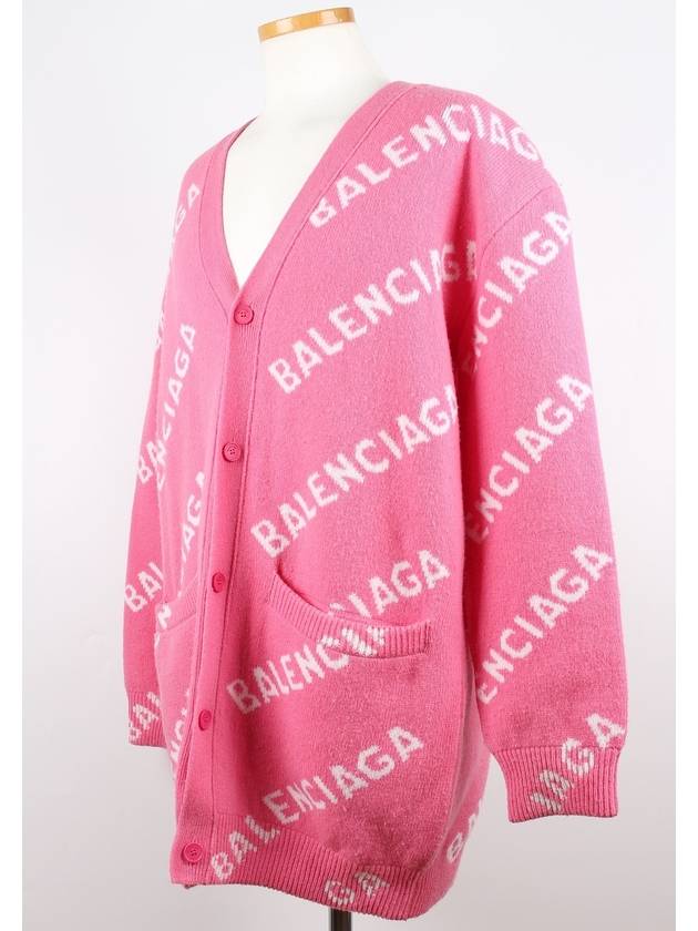 multi logo cardigan - BALENCIAGA - BALAAN 2