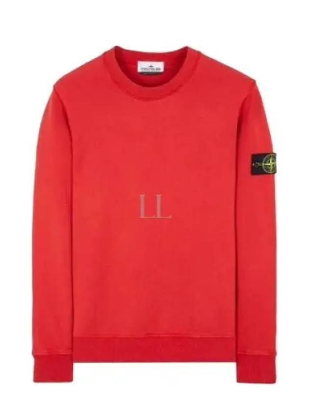 Wappen Patch Garment Dyed Sweatshirt red - STONE ISLAND - BALAAN 2