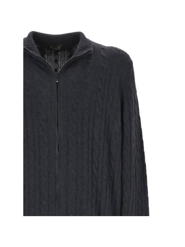 Baby cashmere knit top dark blue - LORO PIANA - BALAAN 3