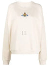 ORB Logo Crewneck Sweatshirt Beige - VIVIENNE WESTWOOD - BALAAN 2