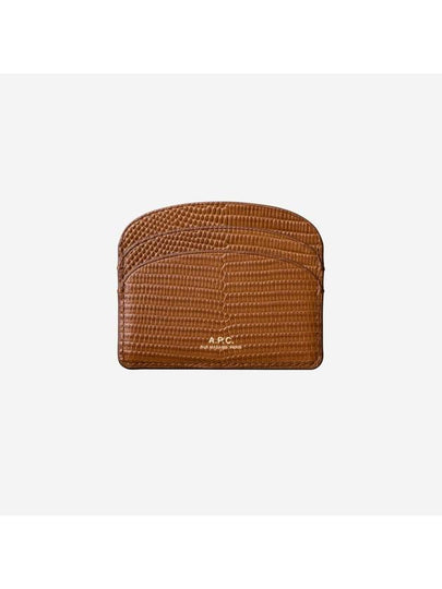 Demi Lune Half Moon Card Wallet Brown - A.P.C. - BALAAN 2