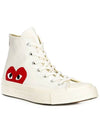 Chuck Taylor High Top Sneakers P1 K112 2 White - COMME DES GARCONS - BALAAN 3