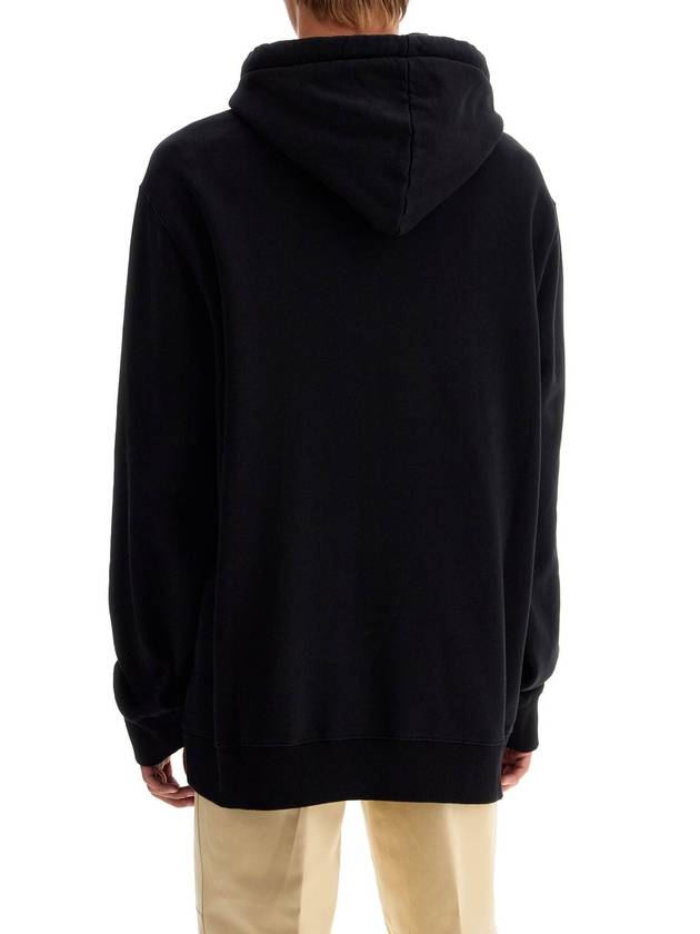 oversized hoodie with hood - LANVIN - BALAAN 3