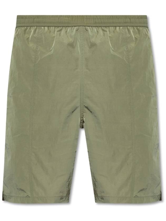 Logo Swim Shorts Green - AMI - BALAAN 2