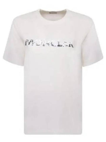 8C00028 829HP 034 Logo Short Sleeve T Shirt 1000106 - MONCLER - BALAAN 1