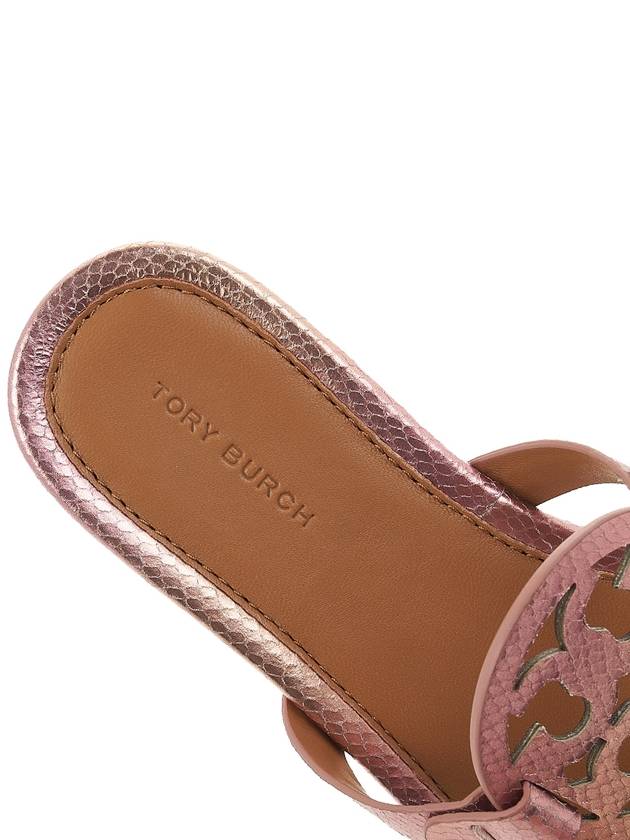 Women's Miller Logo Flip Flops Pink - TORY BURCH - BALAAN 8