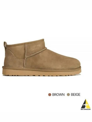 Ugg Women s Classic Ultra Mini Boots Beige Brown 1116109 - UGG - BALAAN 1