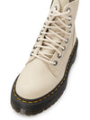 Jadon III Pisa Leather Platform Combat Boots Parchment Beige - DR. MARTENS - BALAAN 8