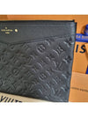 Monogram Daily Empreinte Pouch Bag Black - LOUIS VUITTON - BALAAN 9