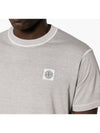 Organic Cotton Short Sleeve T-Shirt Dust Grey - STONE ISLAND - BALAAN 6