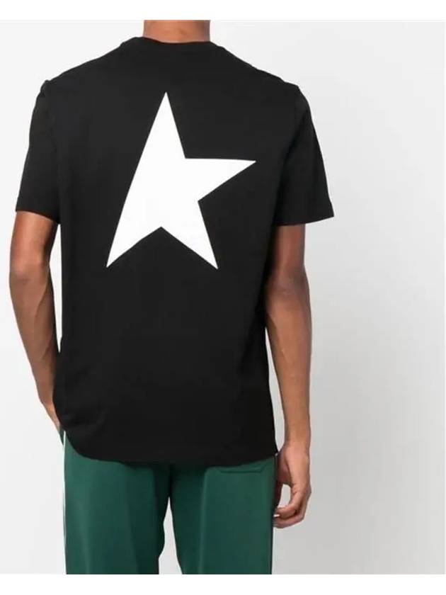 Star Collection Logo Short Sleeve T-Shirt Black - GOLDEN GOOSE - BALAAN 4