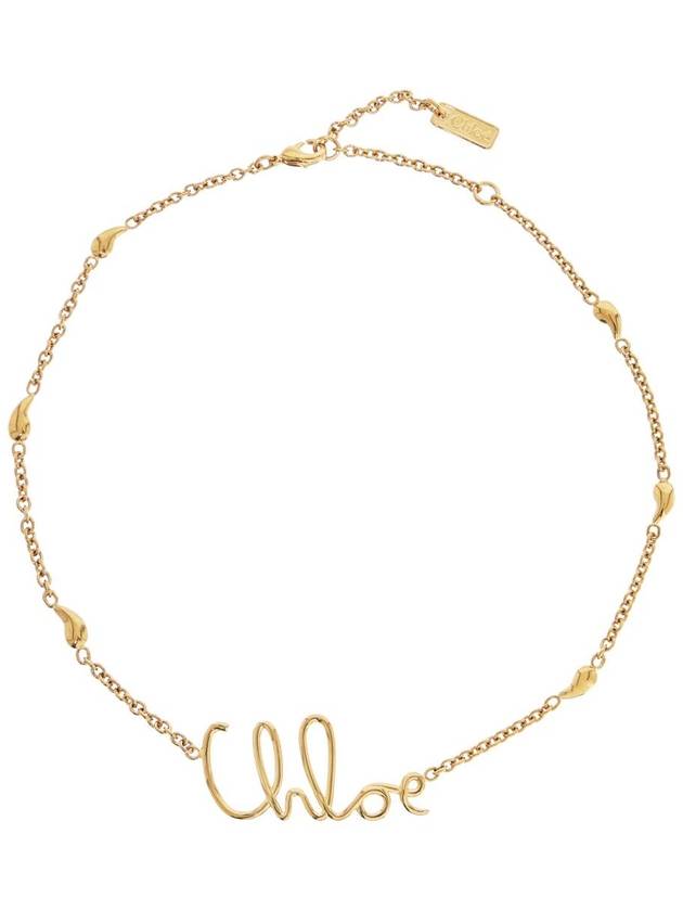 Logo Necklace Gold - CHLOE - BALAAN 2